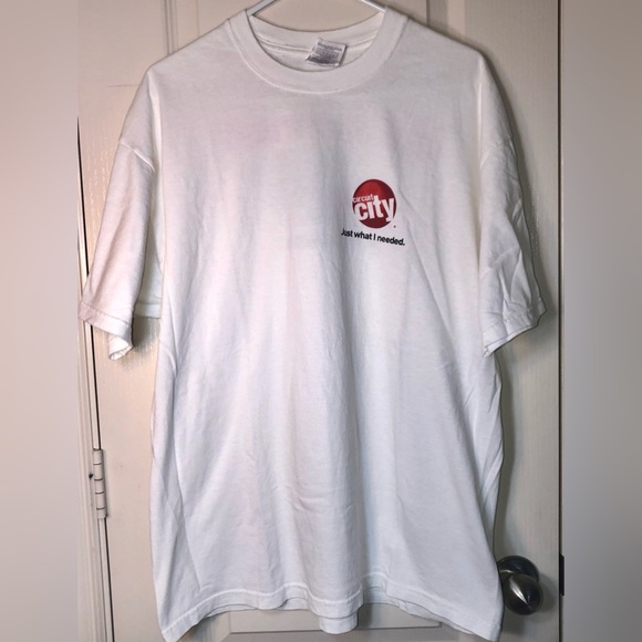 Circuit City Promo T-Shirt, XL, EUC, 100% Cotton, pet/smoke free home